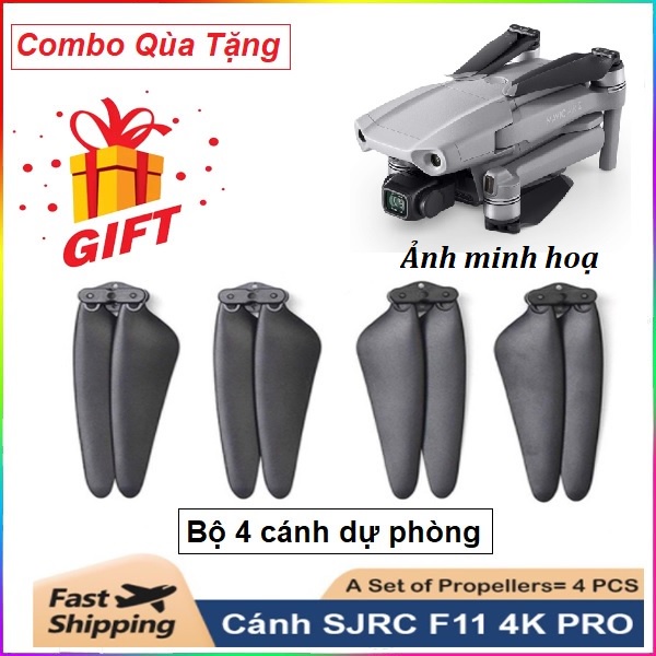 Bộ 4 Cánh quạt cánh dự phòng cho Flycam - quà tặng duy nhất tại Sweet potatos