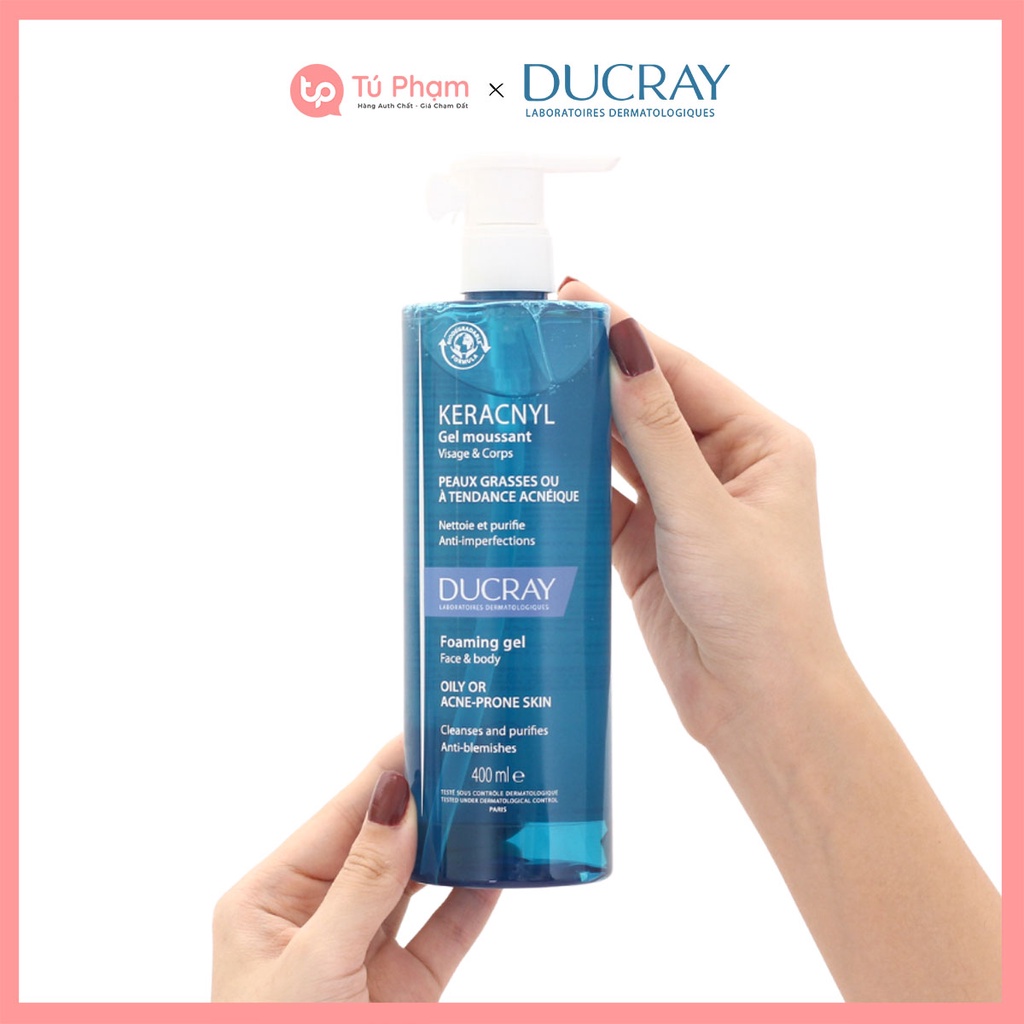 Sữa Rửa Mặt Ducray Keracnyl Gel Moussant