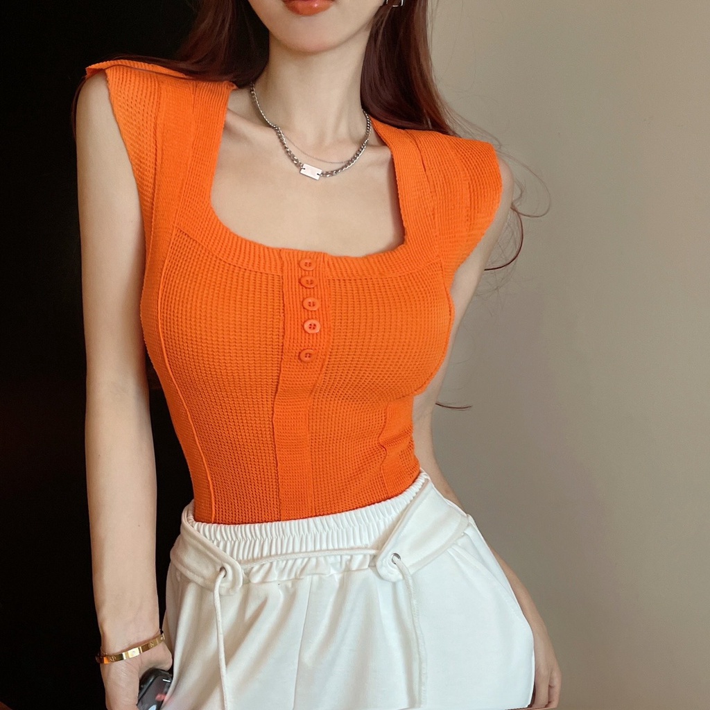 Áo len dệt kim tay hến