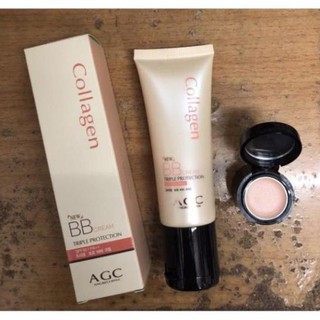 Kem nền bb cream collagen + kem che khuyết điểm dạng nén - km027