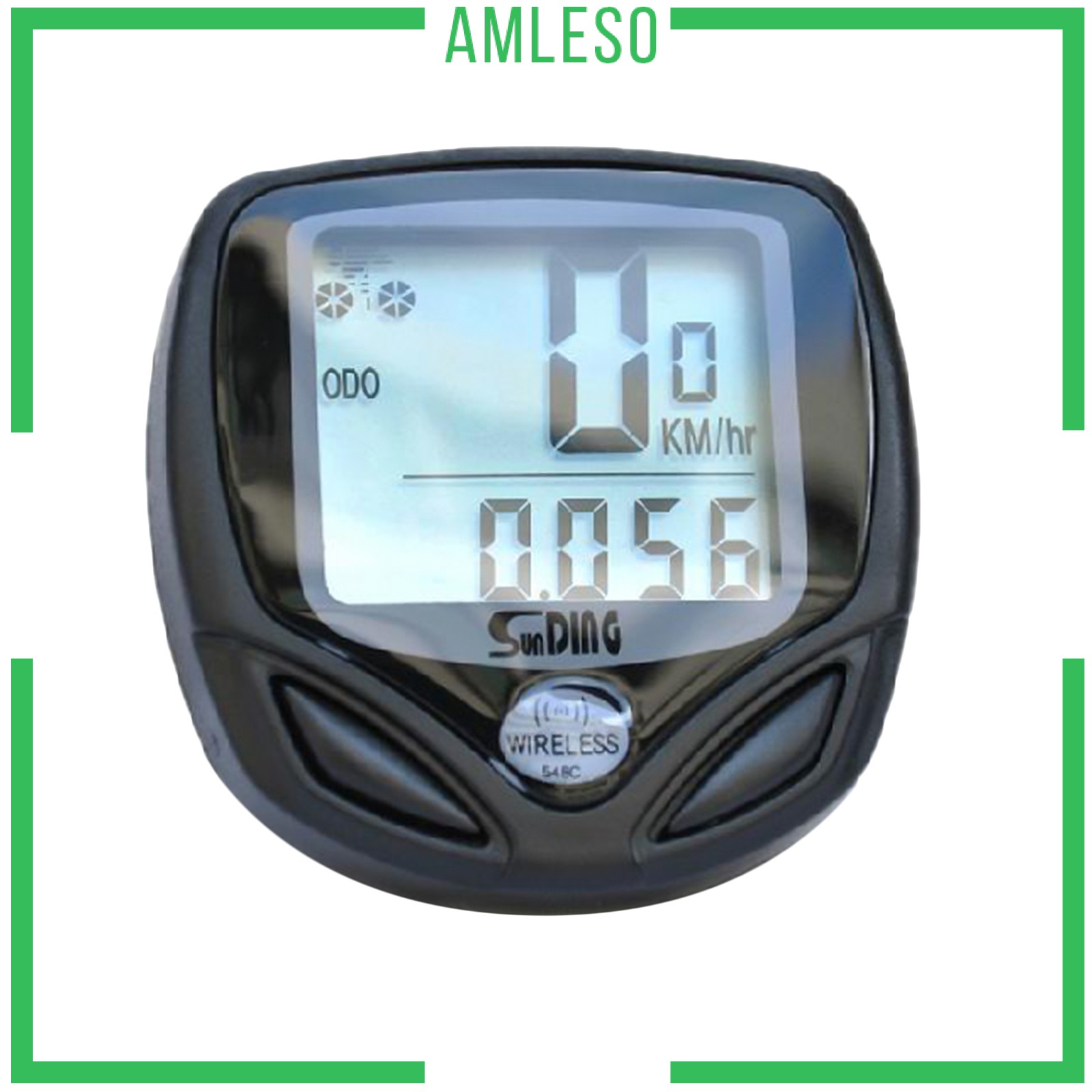 [AMLESO] Wireless Bike LCD Digital Speedometer Tachometer Odometer Gauge Waterproof Meter