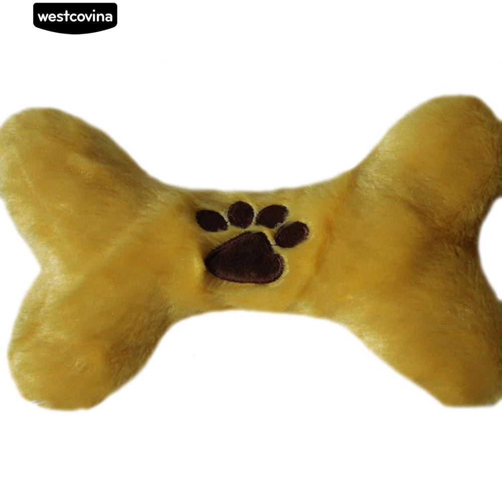 Đồ chơi nhồi bông bằng nhung lông hình khúc xương độc đáo cho thú cưng
