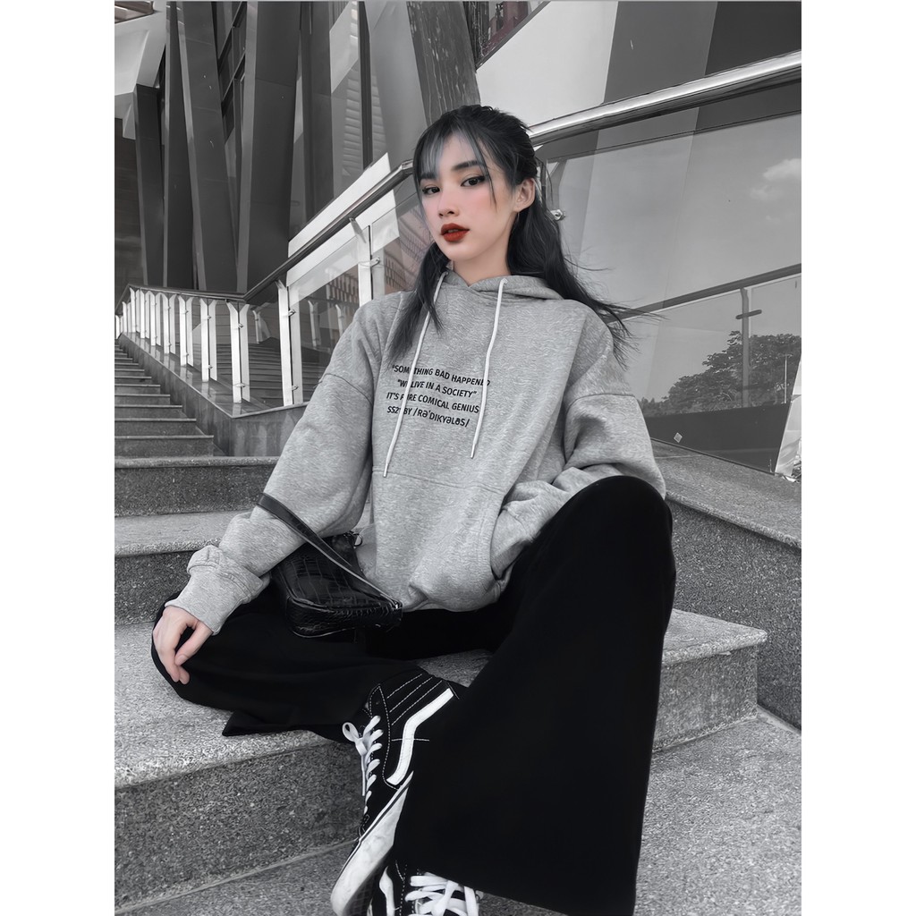 Áo Hoodie Xám Ridiculous Silicone, 100% Nỉ Cotton | BigBuy360 - bigbuy360.vn