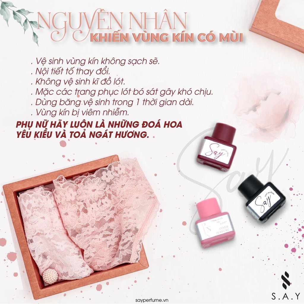 Nước hoa vùng kính S.A.Y hải âu việt- chính hãng 100%