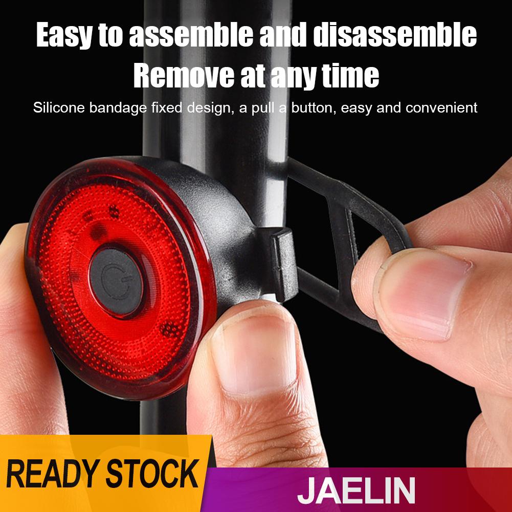 Đèn LED hậu cảnh báo an toàn chống nước cho xe đạp