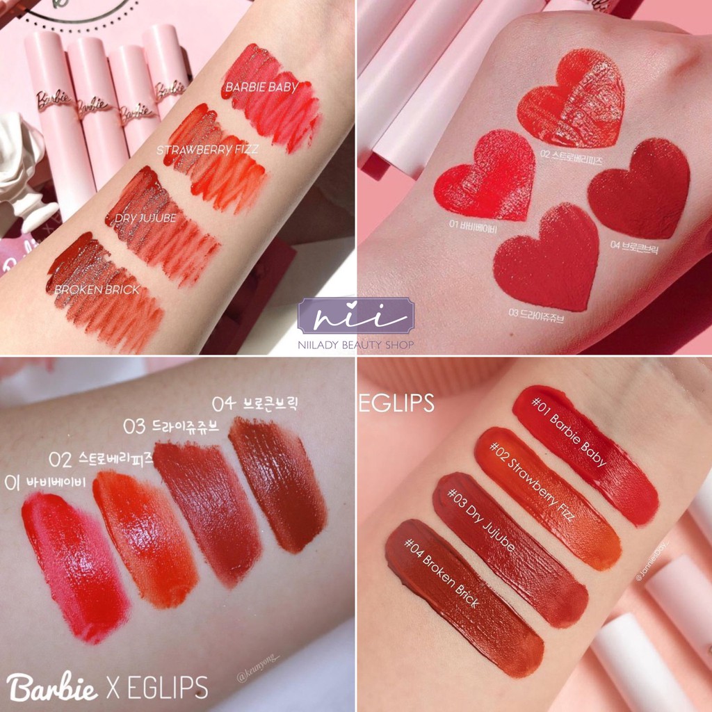 (TL HSD 10/2/2022) Son Eglips Misty Velvet Tint (Barbie Limited Edition) | BigBuy360 - bigbuy360.vn