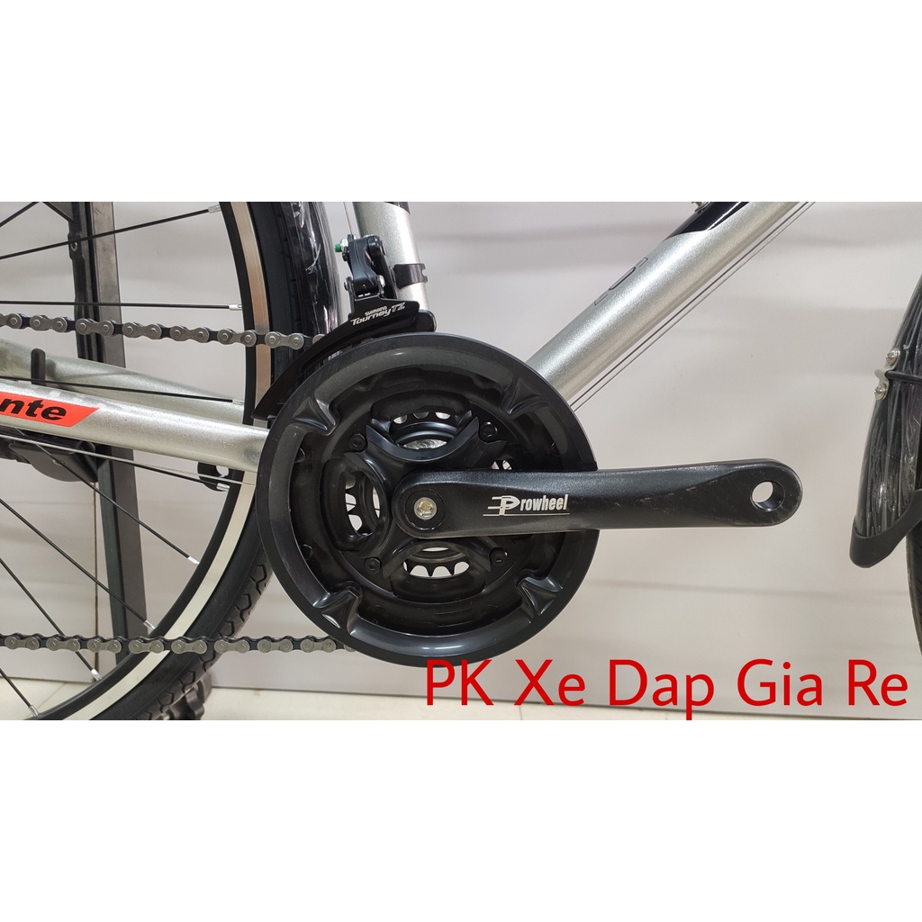 Xe đạp Touring VIVENTE Metro, Xe đạp thể thao Vivente Metro khung nhôm, bộ đề Shimano 3x7 tốc độ