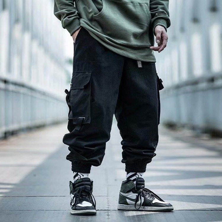 Quần Dài Màu Đen Dáng Ôm Có Size M-5XL Thời Trang Dành Cho Nam Giới