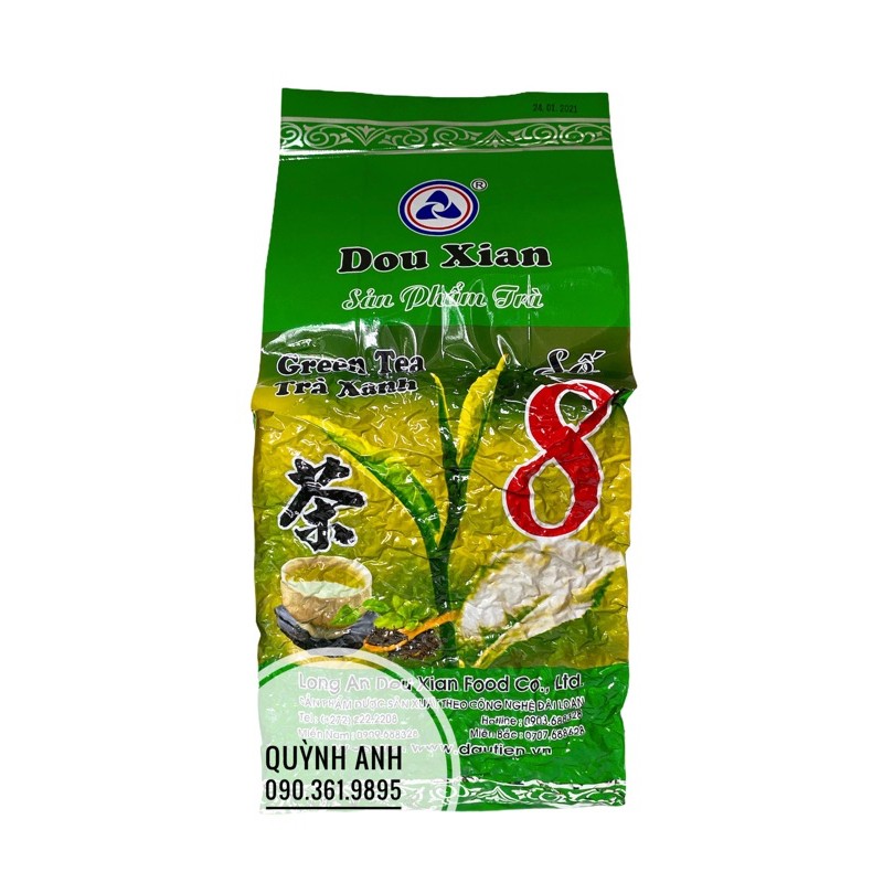 Trà xanh số 8 Dou Xian (Hàng Huy) gói 500g