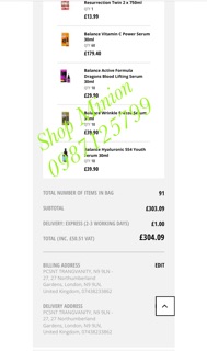 Serum vitamin C ( auth UK - kèm Bill)