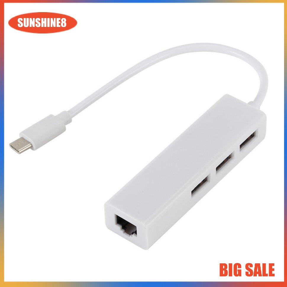 (0504) Cáp Chuyển Từ Usb-C Usb 3.1 Type-C Sang Usb Rj45 Ethernet Lan