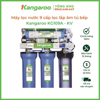 Máy lọc nước Kangaroo 9 cấp lọc lắp âm tủ bếp KG109A-KV, không vỏ tủ, bảo hành 12 tháng