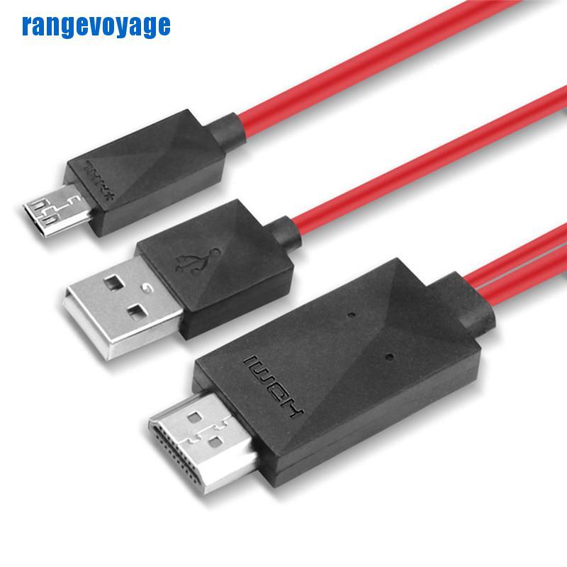 Dây Cáp Chuyển Đổi Micro Usb Sang Hdmi 1080p Hd Tv Dành Cho Android