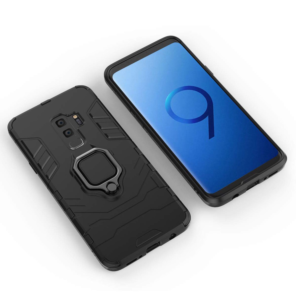 Ốp lưng Samsung S9+ / S9 Plus iron man chống sốc kèm nhẫn iring chống xem video bảo vệ camera