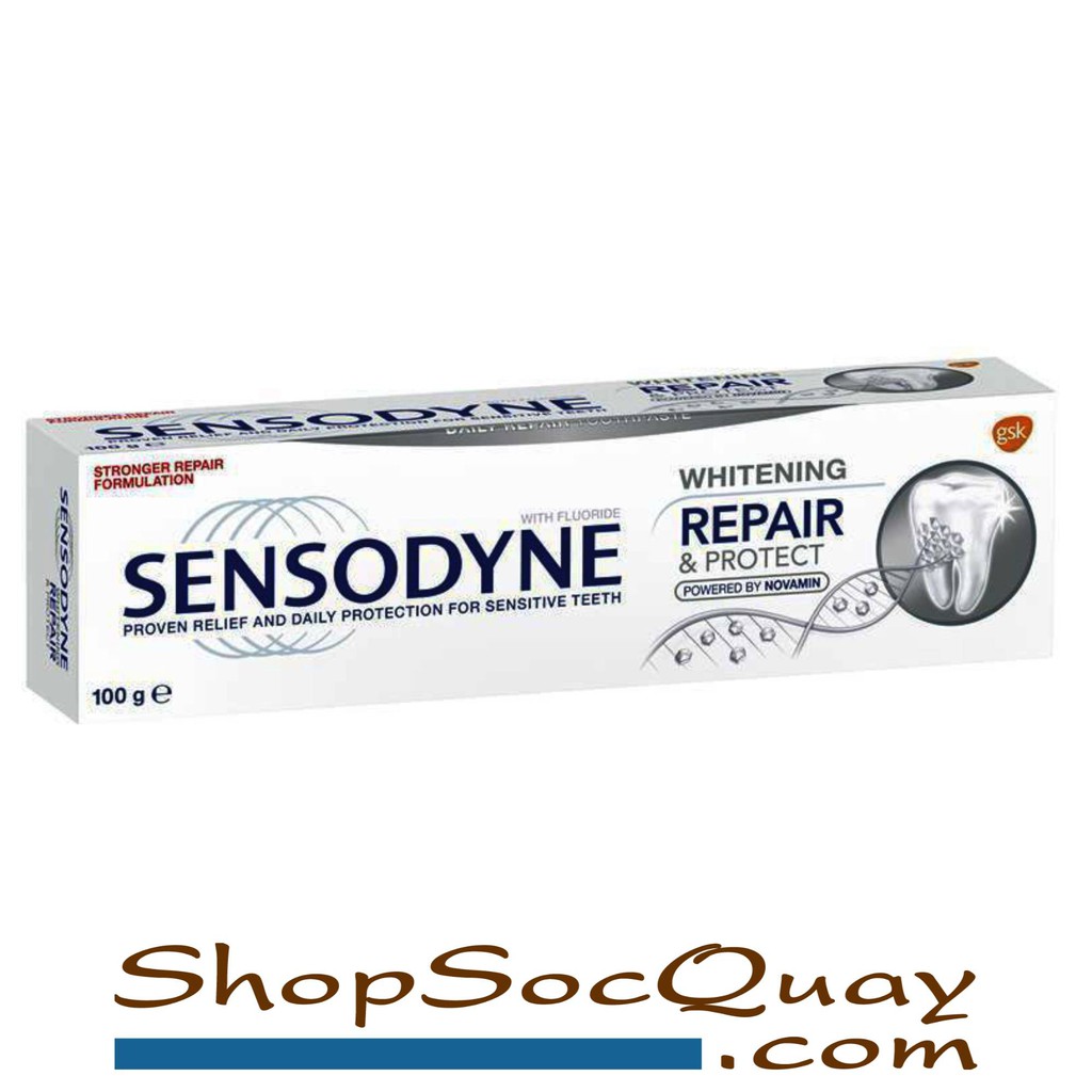 Kem đánh răng Sensodyne Úc Repair & Protect– Phục hồi răng nhạy cảm