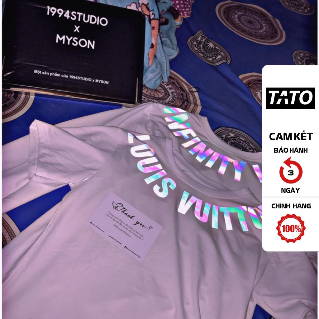Áo Sweatrer IF.T in chữ Infinity Love Phản Quang 7 màu Áo nỉ Dài tay Unisex in hiệu ứng Hologram TATO_OFFICIAL