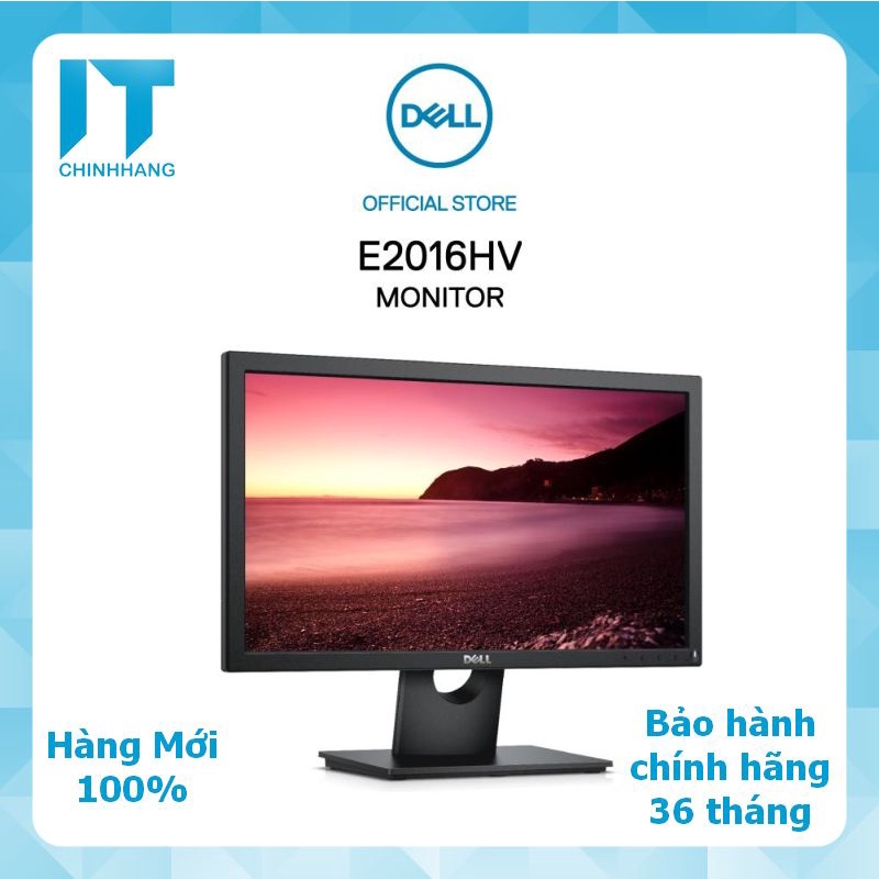 Màn Hình Dell E2016HV 19.5&quot; HD+ (1600 x 900) TN LED 60Hz 5ms VGA - Hàng Chính Hãng