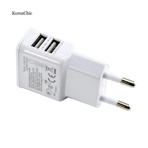 Đầu sạc krcc _ 5V 2A 2 cổng USB tiện dụng cho iPhone Samsung iPad iPod