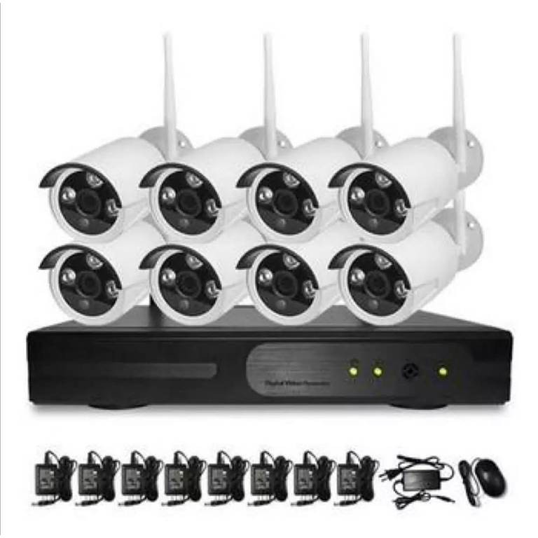 Bộ đầu ghi NVR kit wifi 8 mắt camera wifi 3.0mp