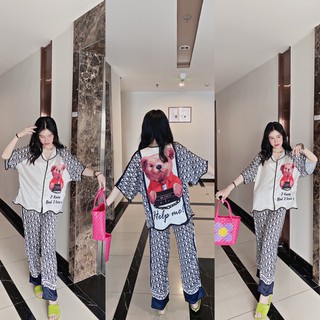 [Đồ Ngủ] Đồ Ngủ Pijama Cực Mát Nữ