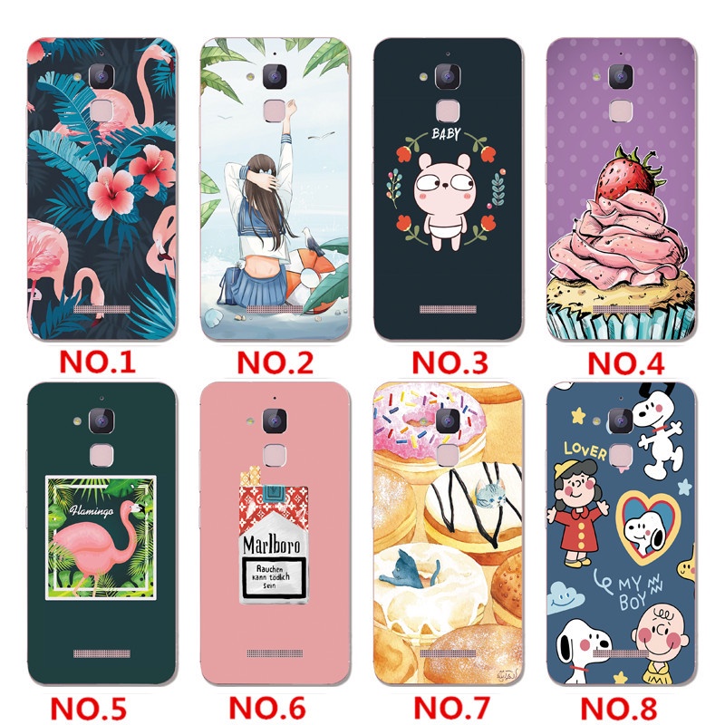 Ốp điện thoại TPU silicon mềm in hình hoạt hình cho Asus Zenfone 4 Selfie Pro Zd552Kl/ Zenfone 3 Max Zc553Kl/ Zc520Tl