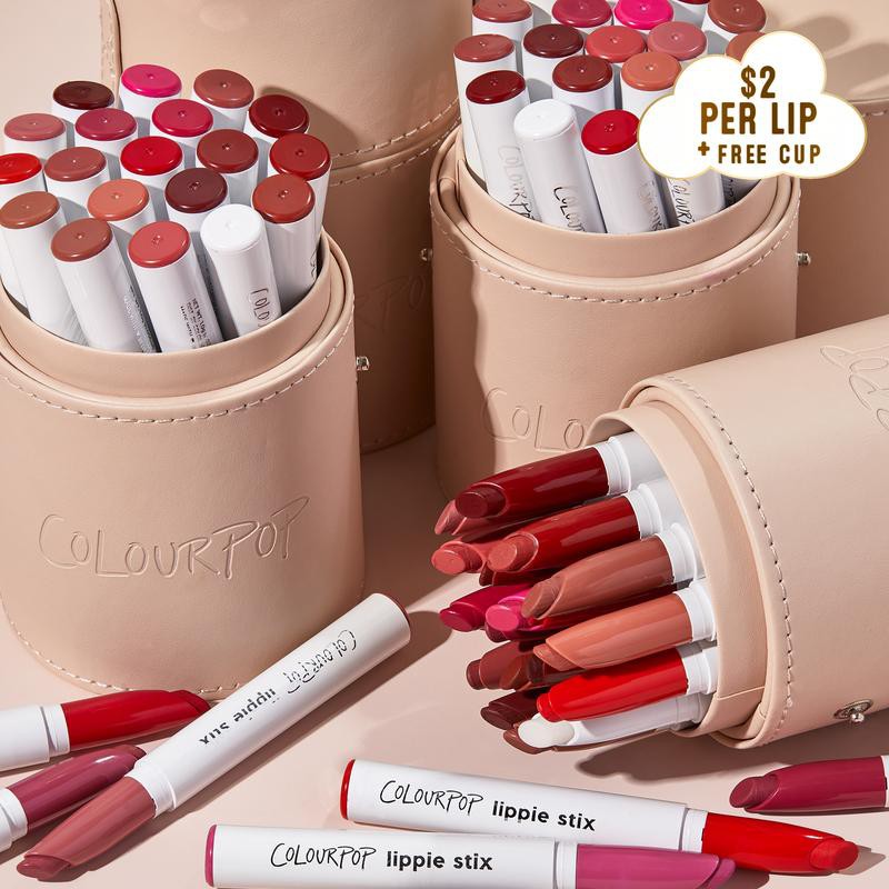 Set son Colourpop Lippie Stix 19 cây kèm ống đựng