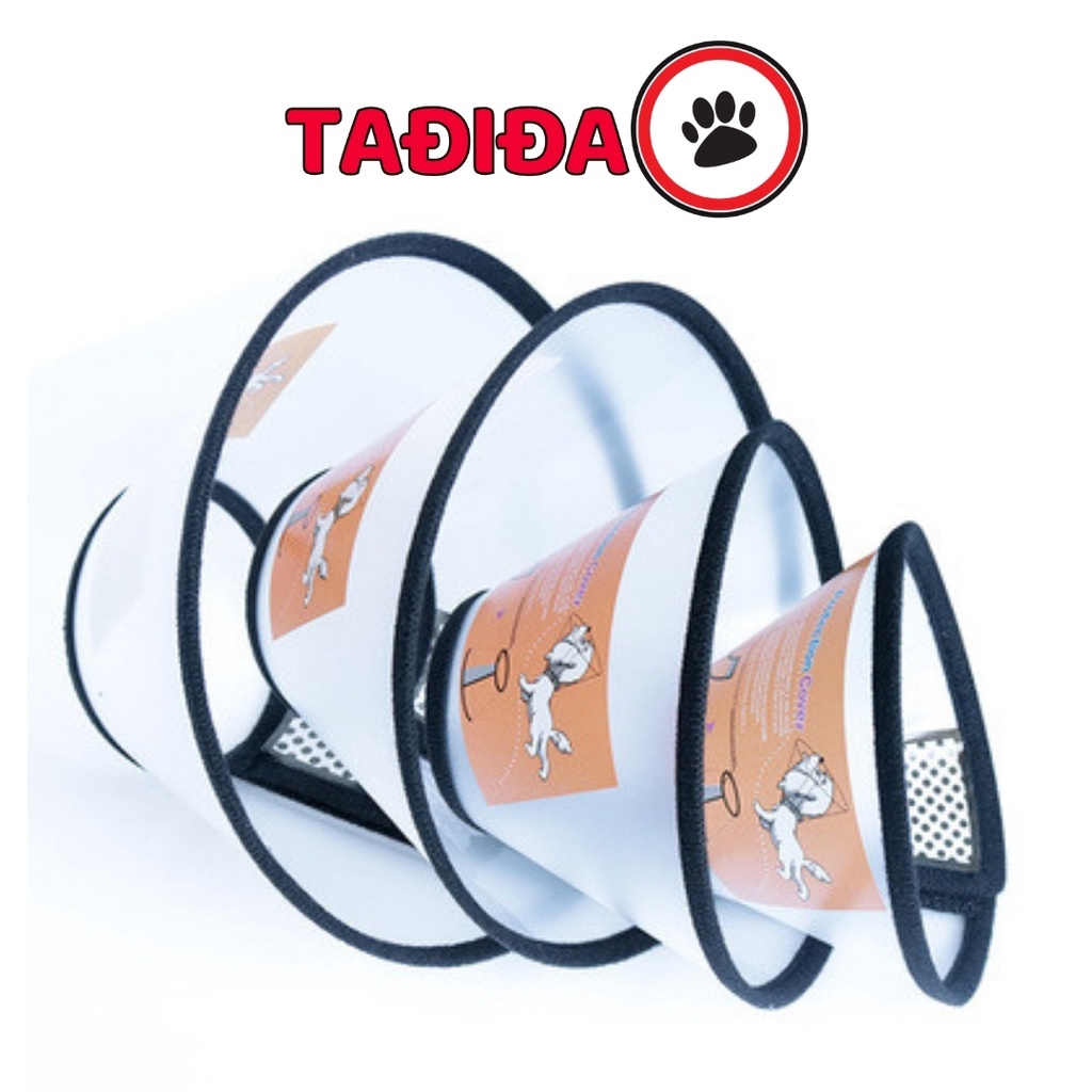 Vòng chống liếm cho Chó Mèo chống xướt , Loa chụp cổ chống cắn bậy cho Thú Cưng - Tadida Pet