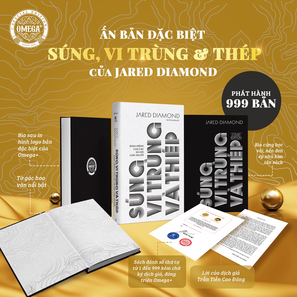 Sách - Súng Vi Trùng Và Thép - Covid Edition 777K (Bản đặc biệt)