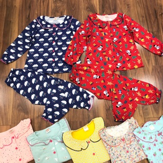 Bộ cotton bé gái pijama