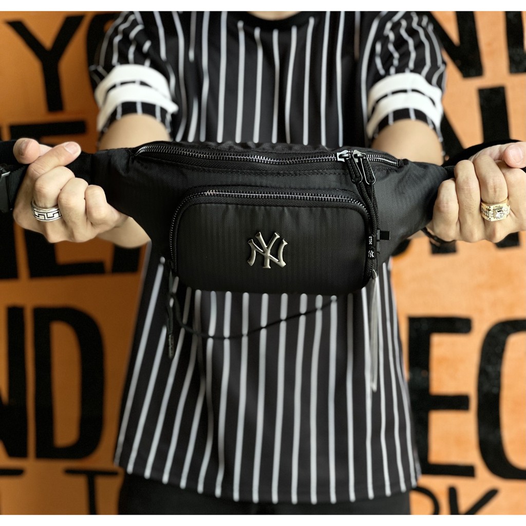 Túi bao tử | Túi đeo chéo| 2 ngăn Ny | Logo kim loại | Polyester cao cấp | BigBuy360 - bigbuy360.vn