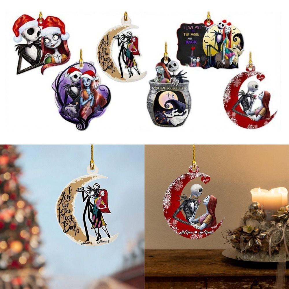 Bộ 6 Phụ Kiện Trang Trí Cây Thông Giáng Sinh Năm Mới