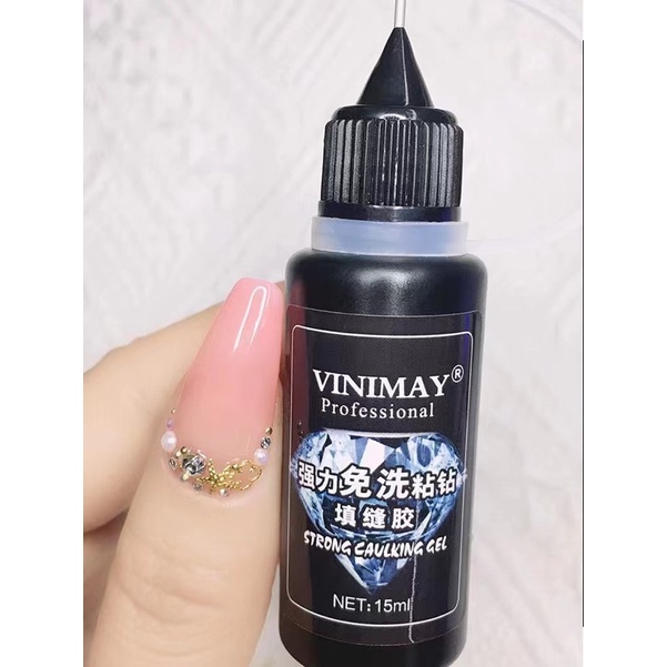 Gel úp móng đính đá siêu chắc gel đa năng đính đá nail 10ml