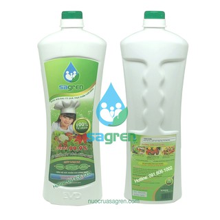 Combo 2 chai nước rửa rau củ, quả, thực phẩm tươi sống Sagren
