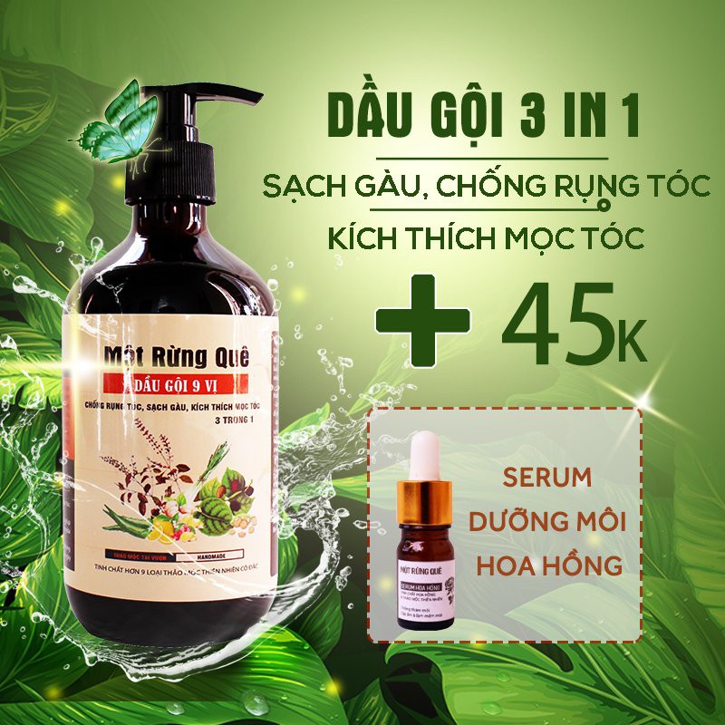 Dầu Gội Sạch Gàu Handmade🌺 9 Loại Thảo Mộc 🌹Quà Tặng 45K- Hỗ Trợ Sạch Gàu, Phục Hồi, Kích Thích Mọc Tóc, Ngăn Nấm Da Đầu | BigBuy360 - bigbuy360.vn