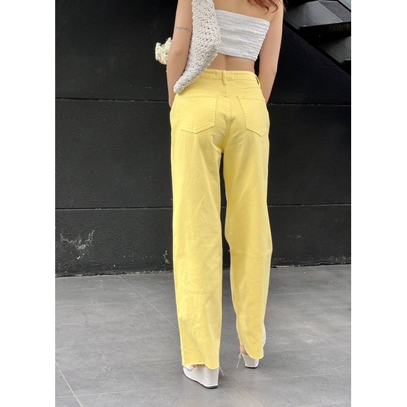 Quần kaki cullotes cắt lai