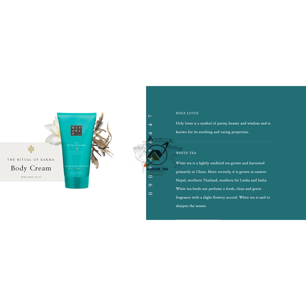 Kem dưỡng toàn thân cao cấp the Ritual body cream 70ml