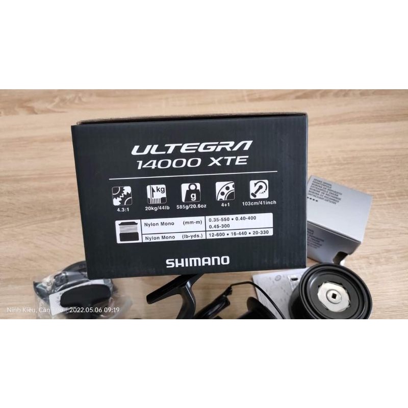 Máy Câu Cá Shimano 2022 Ultegra 14000 XTE - Máy Đứng