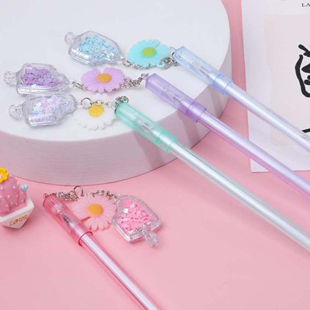 Bút Mực Gel Hình Hoa Cúc Dễ Thương Dùng Làm Quà Tặng