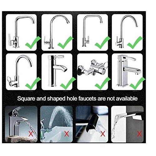 Đầu phun gắn vòi nước 3 chế độ có thể xoay 360 tiện lợi