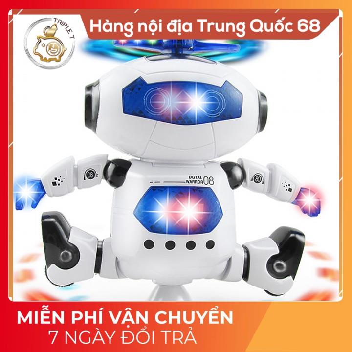 Đồ chơi Robot Xoay 360, Phát Nhạc Và Hát, Chất Liệu Nhựa ABS An Toàn Khi Sử Dụng, Đồ chơi công nghệ (NỘI ĐỊA TRUNG QUỐC)