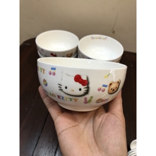chén ăn hello kitty, chén sứ kitty