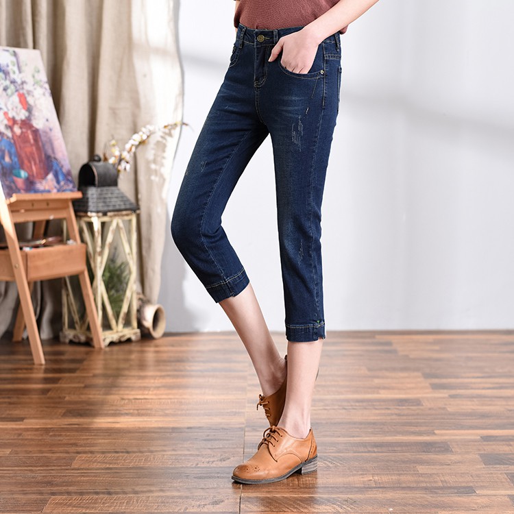 Quần Jeans Nữ Ống Lỡ Trẻ Trung Thời Trang Zenkonam WM JEANS 010 N