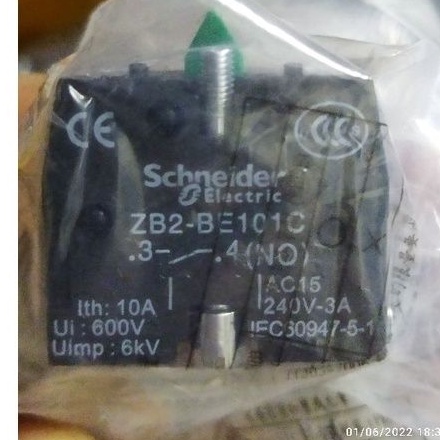 ZB2-BE102C ZB2-BE101C Tiếp điểm phụ Schneider 1NO,1NC dùng cho nút nhấn - đèn báo dòng XA2