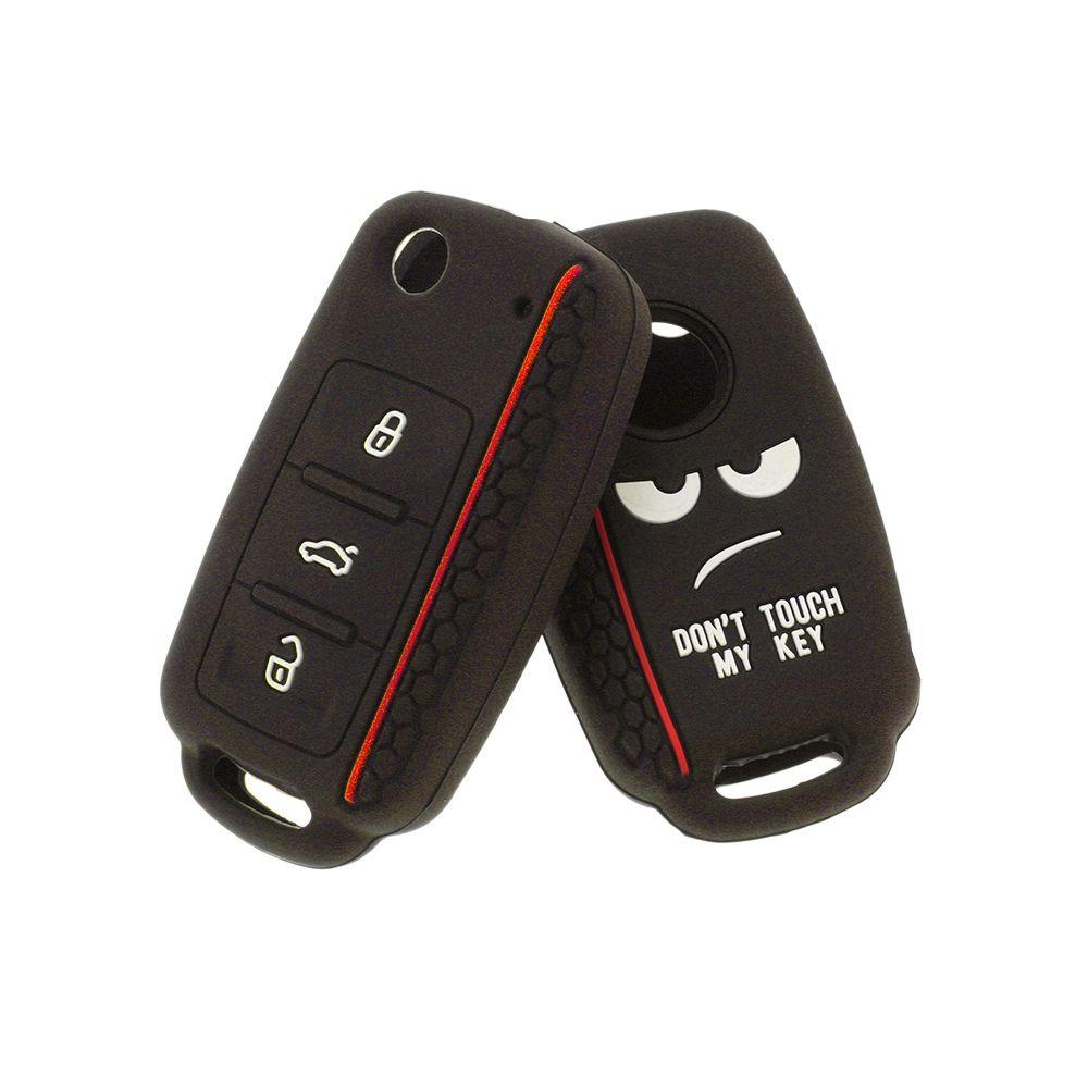 Vỏ Silicon Mềm Bảo Vệ Chìa Khóa Xe Hơi VW Golf Polo