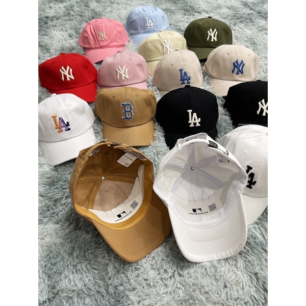 [Mã FAMARAL1 giảm 10K đơn 50K]Mũ lưỡi trai N.Y White (xuất dư chuẩn)