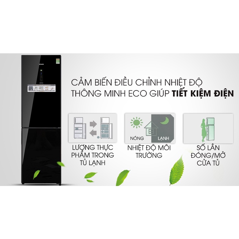 Tủ lạnh Hitachi Inverter 320 lít BG410PGV6X (GBK)