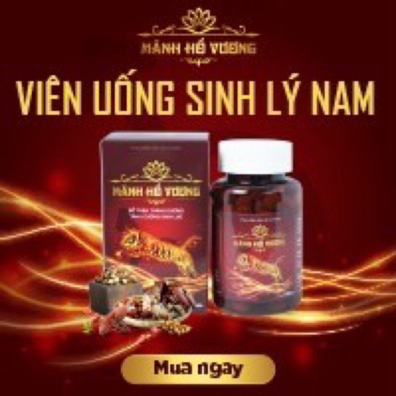 Mãnh hổ vương - viên uống sinh lý nam - bổ thận tráng dương ( che tên khi giao)