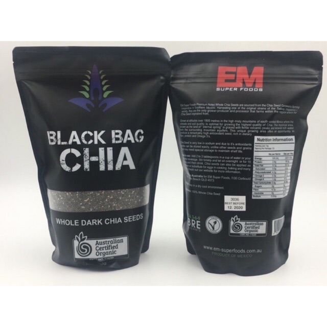 0,5KG CHIA ÚC BLACK