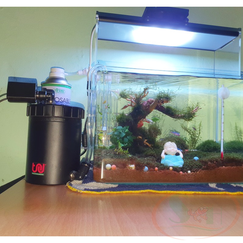 Lọc thùng mini TRU PVC 90300, 90300X, 90400, 114400 nano filter bể cá tép thủy sinh