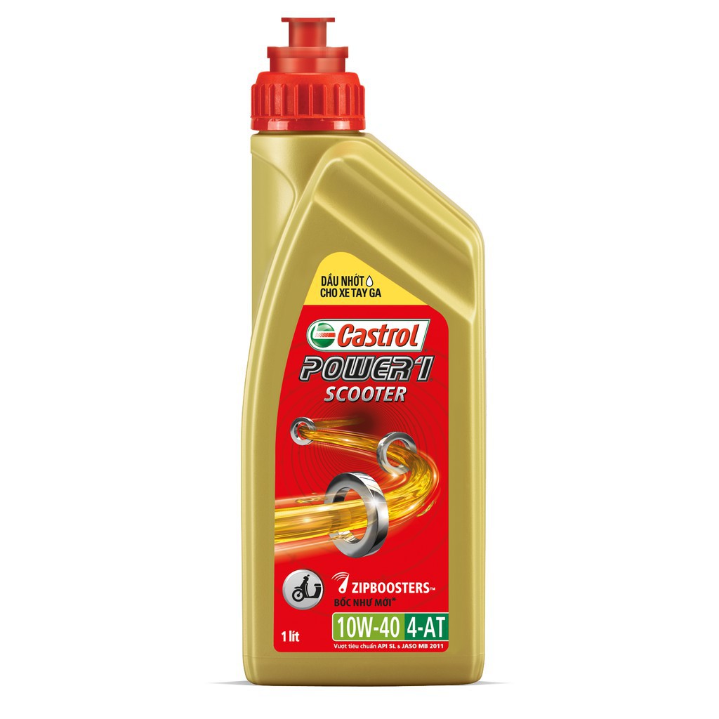 Nhớt CASTROL POWER 1 SCOOTER 10W40 4-AT